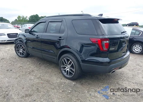 2017 Ford Explorer Sport from USA, damaged, VIN 1FM5K8GT9HGC80403